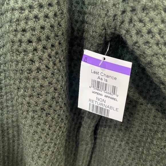 Sanctuary Dark Green Turtleneck Knit Women's Sweater - Picture 4 of 5